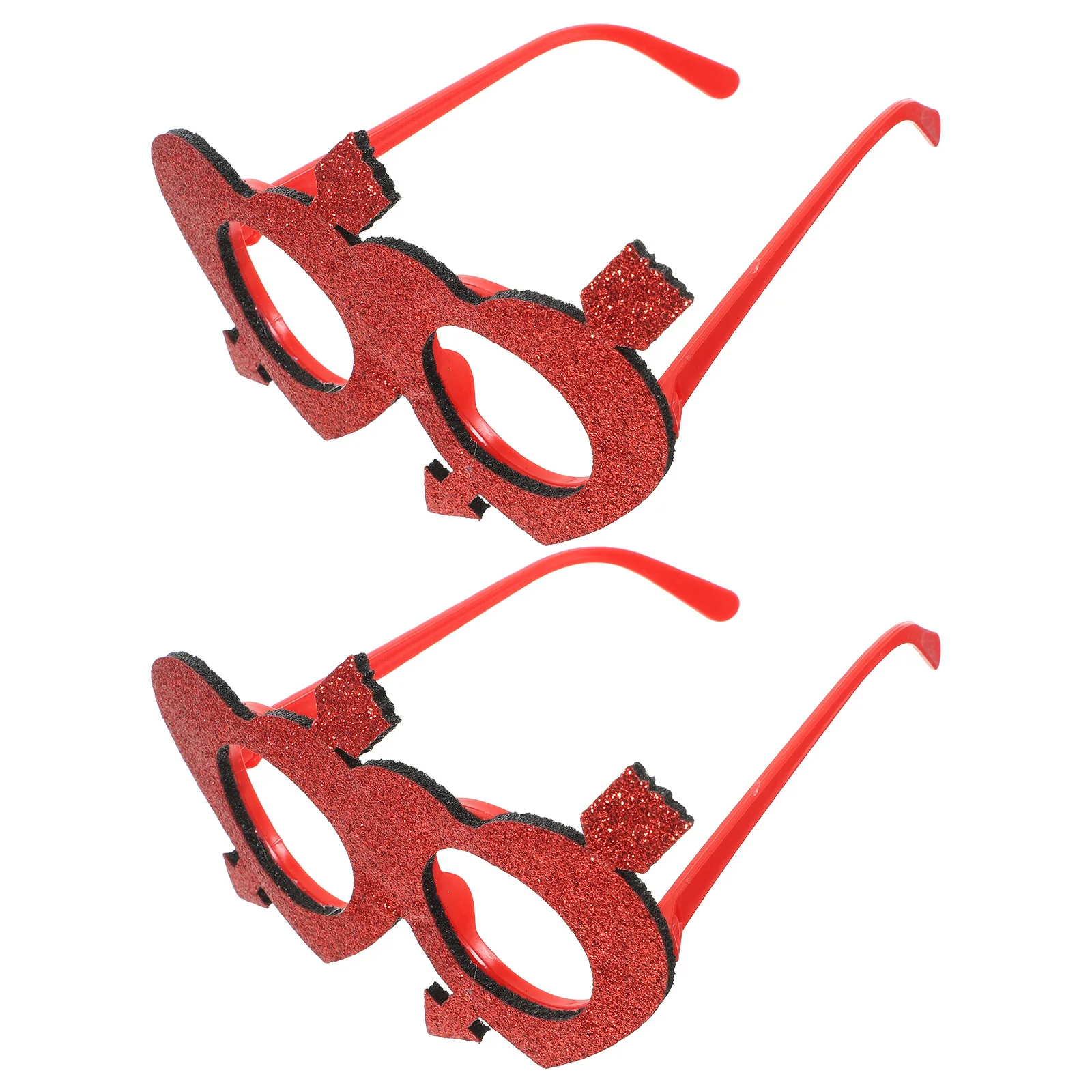 2Pcs Heart Glasses Valentine Frames Lightweight Love Glasses Party Decorations Photo Booth Props Heart Sunglasses