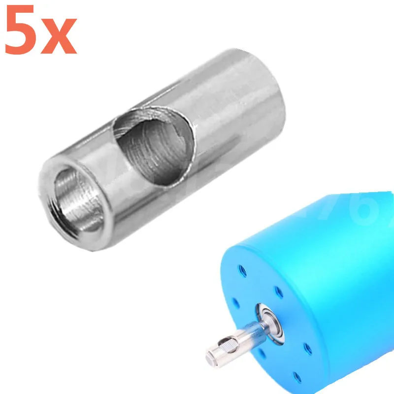 5Pcs Motor Axle 3.17mm To 5mm Change-over Shaft Adapter Motor Shaft Sleeve Remote Control RC Cars Boat Plane