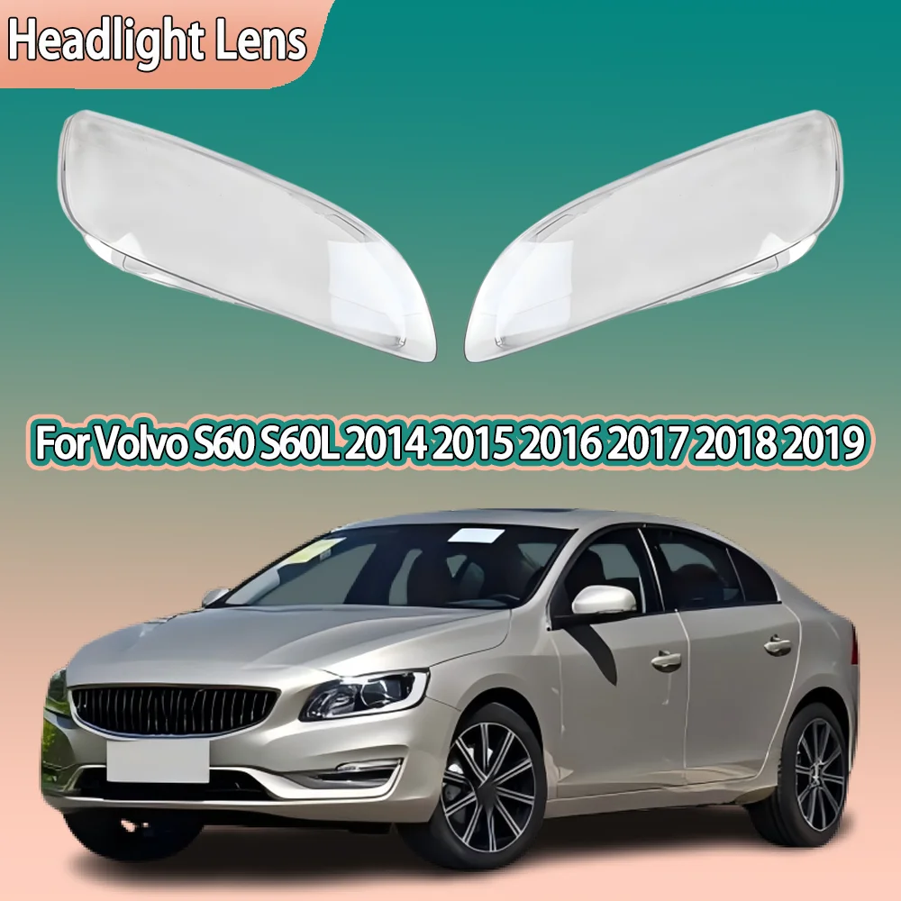 

Для Volvo S60 S60L 2014 2015 2016 2017 2018 2019 крышка фары прозрачный абажур корпус фары маска линза плексиглас