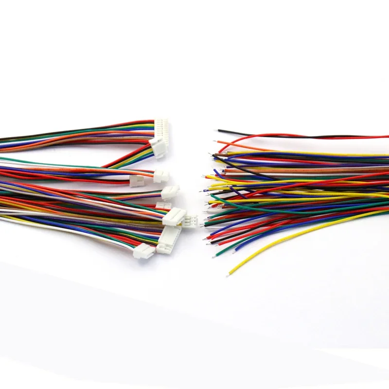 1PCS GH1.25MM Electronic Wre with Latch Terminal Wire 2PIN 3PIN 4PIN 5PIN 6PIN 7PIN 8PIN 12PIN Double Head Single Head 15CM