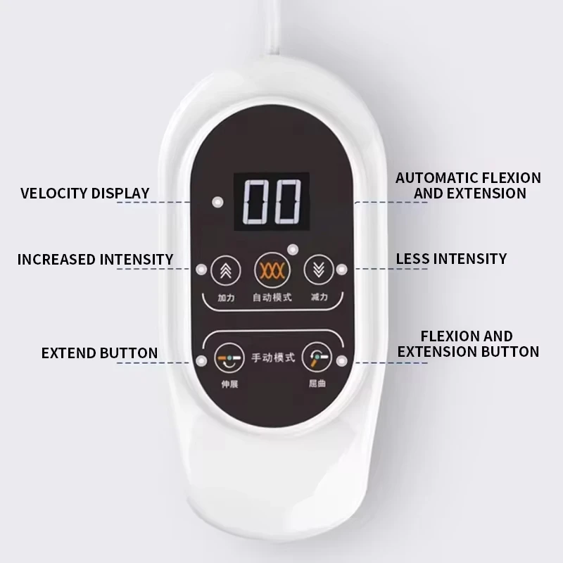 Knie-Rehabilitationstrainer, CPM-Maschine, Biegen und Glätten nach dem Knie und Frühbruch der unteren Gliedmaßen, Heimtraining, elektrisch