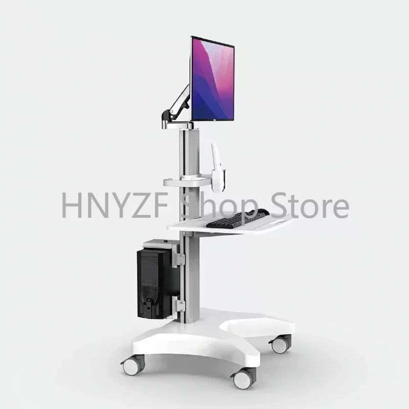 

Height Adjustable Touch Screen Computer Medical Dental Clinic Hospital Medical Cart