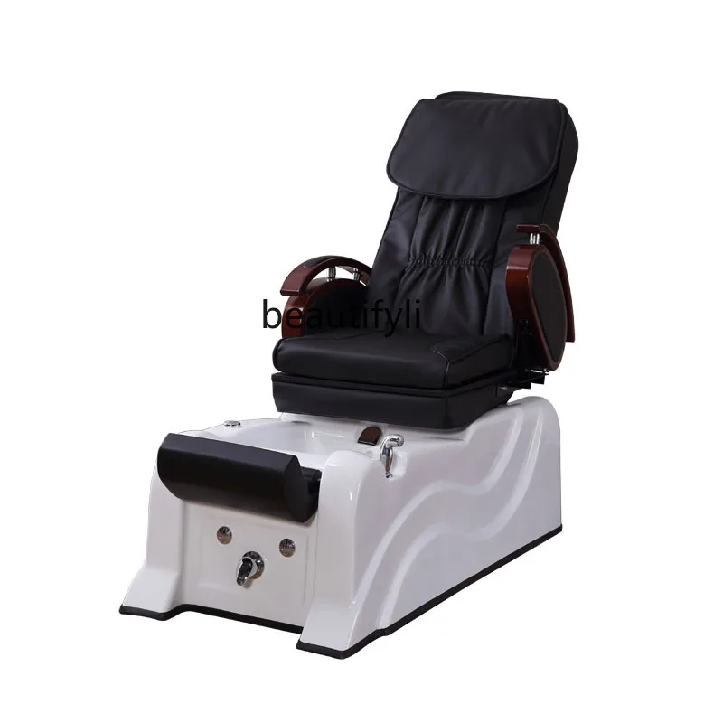 Electric Foot Massage Couch Reclining Foot Bath Spa with Basin Foot-Washing Pedicure Chair Massage Chair Manicure Manicure Stool