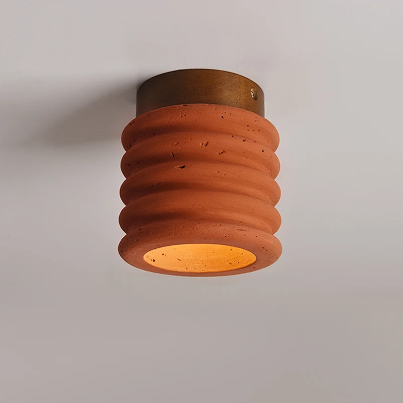 

Creative New Threaded Industrial-Style Corridor Ceiling Light Retro Coral Red Led Wall Light Dining Room Bedroom Ac85-265V