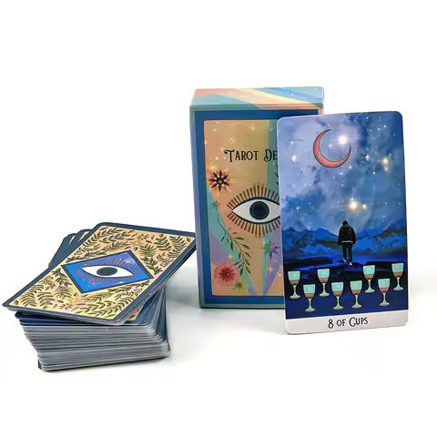 Tarot Cards English Version Of Divination Deck And To Uplift The Energy of The Reader , Family Gathering Party Card Game