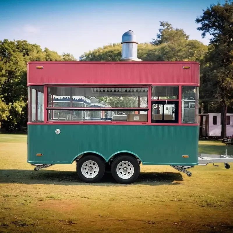 Food Trailer Profitable Commercial-Grade Custom Asian Food Truck for Asian Street Food Business Ready To Start Customized