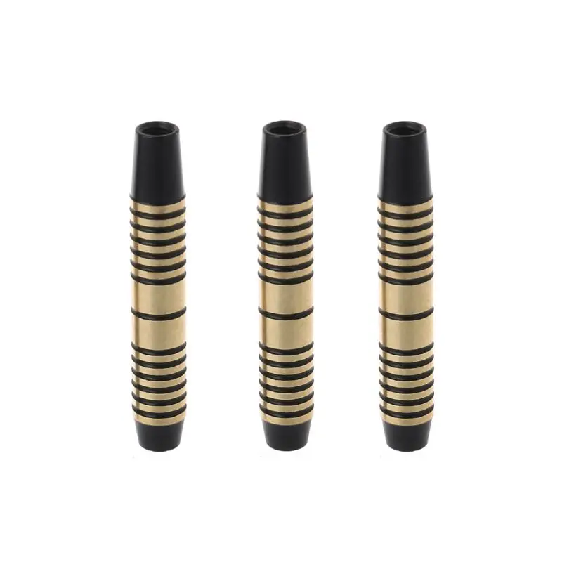 3Pcs 16 Grams Professional Dart Barrel Copper Dart Replacement Barrels for Soft Tip Dart and Steel Tip Darts Accessories