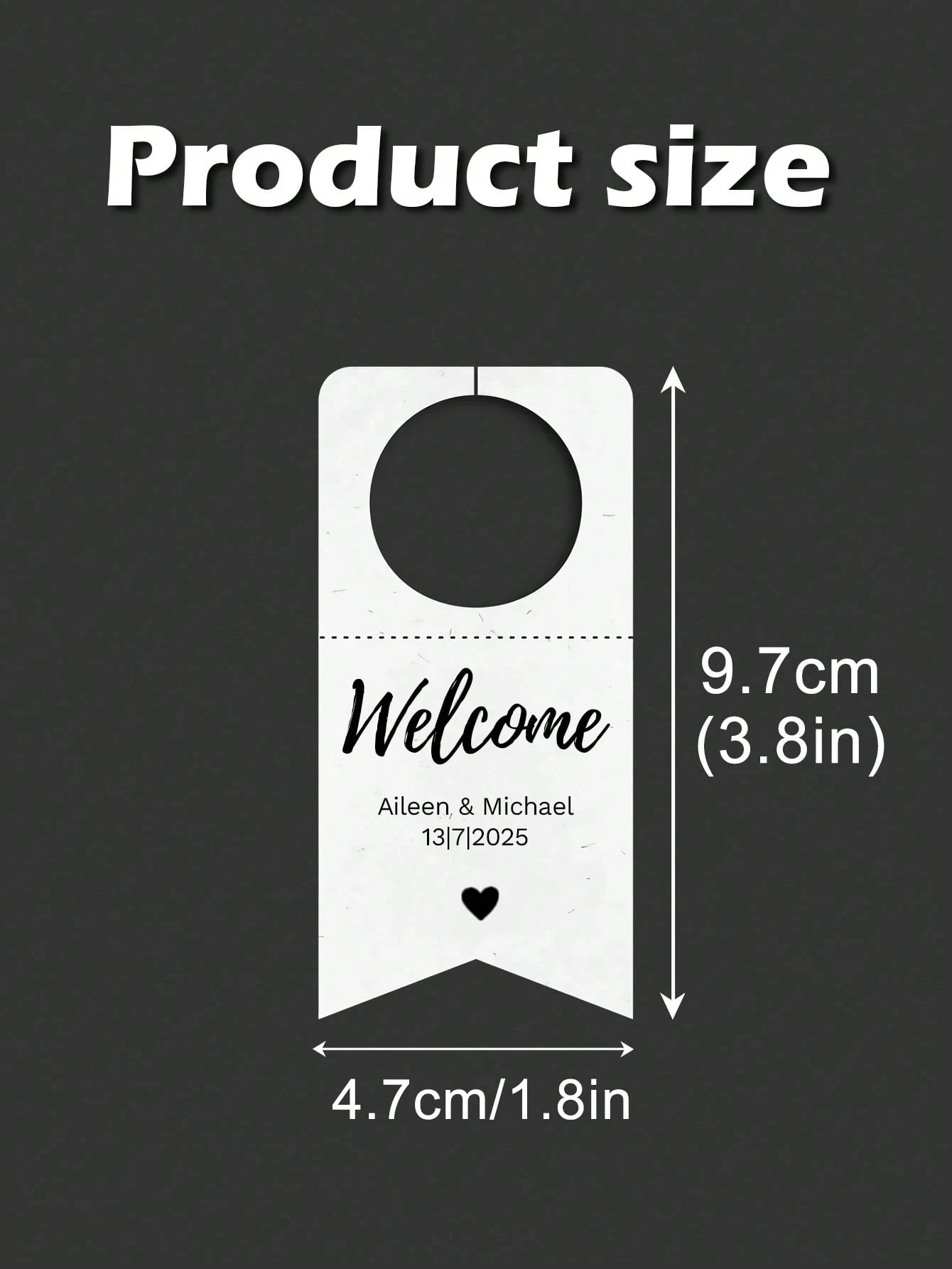 50-500PCs Personalized Wedding Reception Water Bottle Labels(3.81CM Round)with Names and Event Date. 1.8
