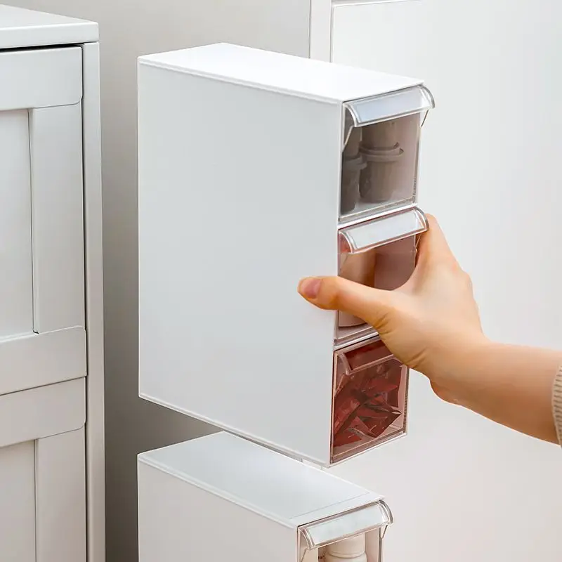 Extremely Narrow Crevice Cabinet Storage Household Drawer Type Box Rack Multi Layer