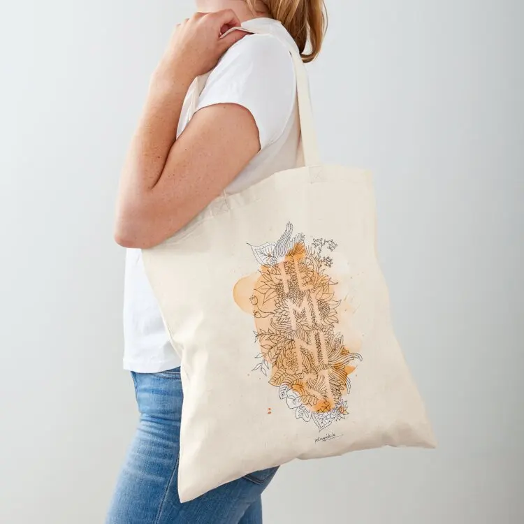 Let feminism bloom Tote Bag sac pour femme custom canvas bag large size bags