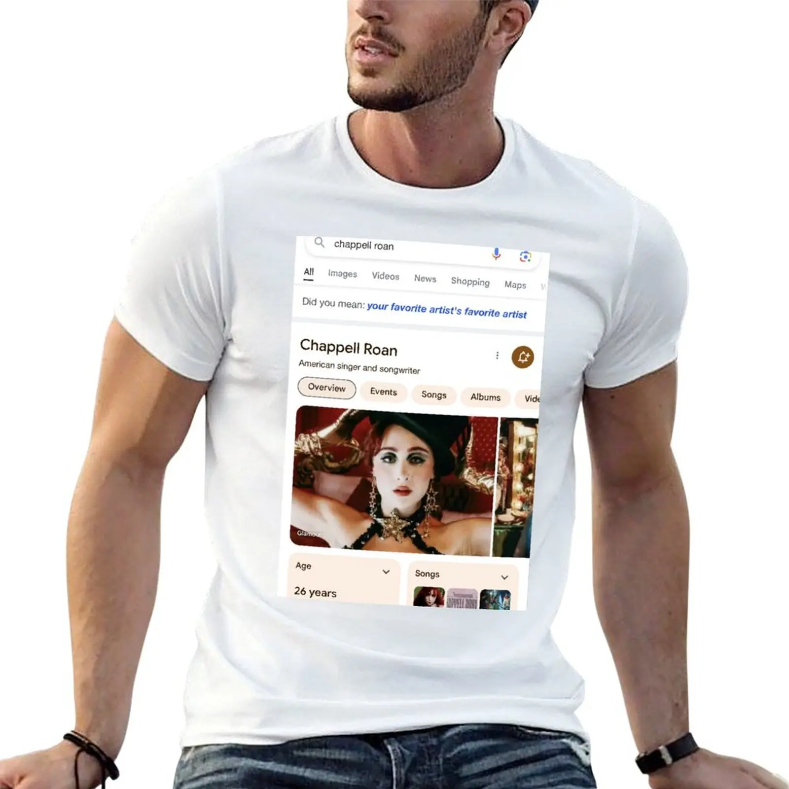 

Chappell Roan, Your Favorite Artist's Favorite Artist T-Shirt anime t shirts oversize t shirts for man graphic vintage T-Shirt