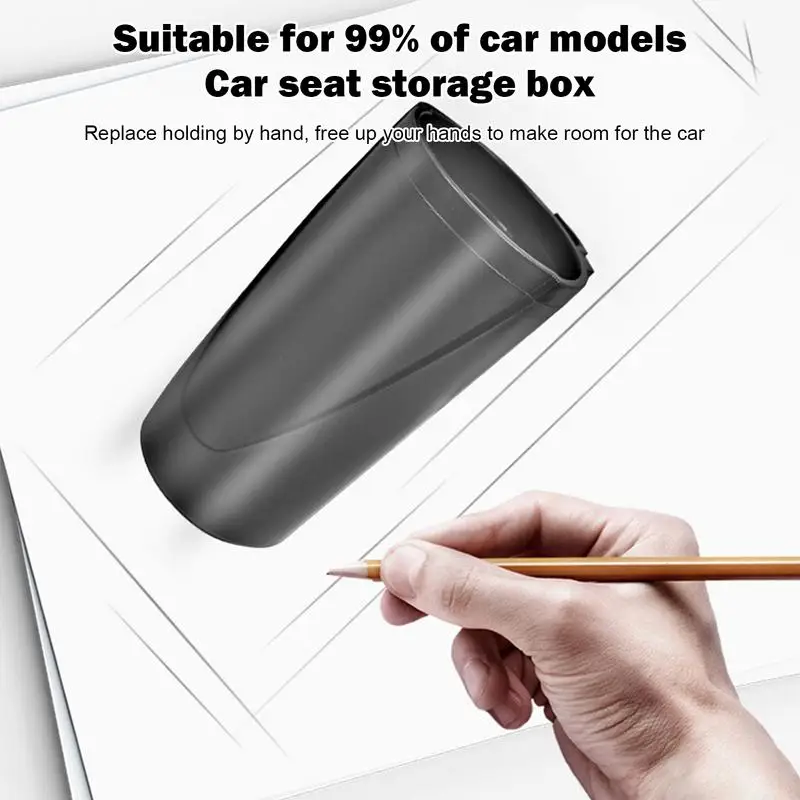 Multi-functional Car Trash Can Hangable Car Garbage Bin Multipurpose Car Rear Seat Organizer Hung Can For Rvs Trucks Cars Suvs