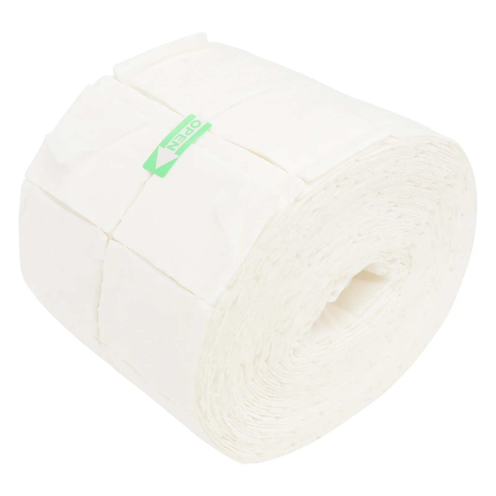 500 pçs toalhetes de algodão descartáveis removedor de esmalte almofadas para remoção de gel tecido de limpeza de unhas leve para uso em salão de beleza em casa