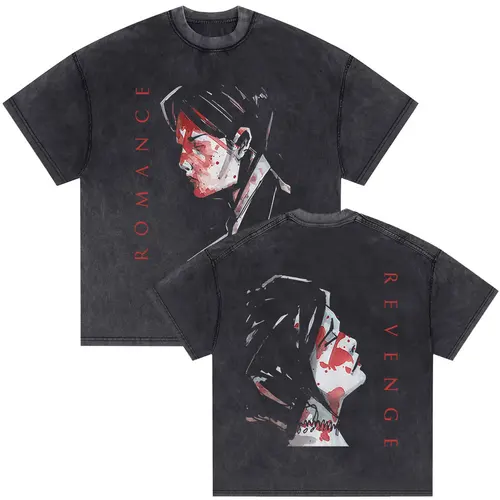 Imagen 2 del producto Camisetas Vintage lavadas de la banda Punk limitada My Chemical Romance Three Cheers for Sweet Revenge, camisetas de gran tamaño Rock para hombres y mujeres