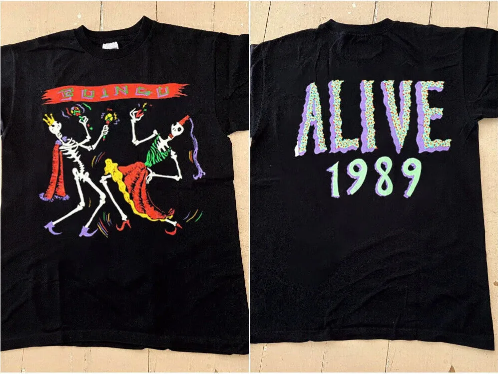 

Oingo Boingo T-Shirt, Vintage Oingo Boingo Alive 1989 T-Shirt, 80s Oingo Boingo