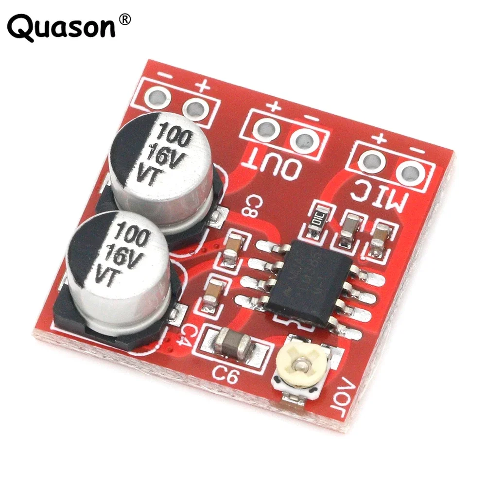 LM386 electret microphone amplifier board / microphone amplifier / without potentiometer DC4-12V
