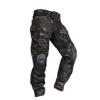 IDOGEAR Tactical G3 Pants with Knee Pads Airsoft Trousers MultiCam CP gen3 Hunting Camouflage black Quick Dry 3201