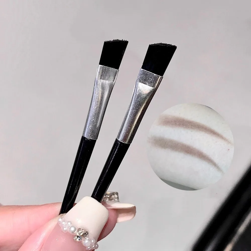 3-farbige Augenbrauen-Puder-Palette mit Augenbrauenpinsel, wasserfest, natürliche Farbwiedergabe, Augenbrauenpuder, langanhaltendes Make-up