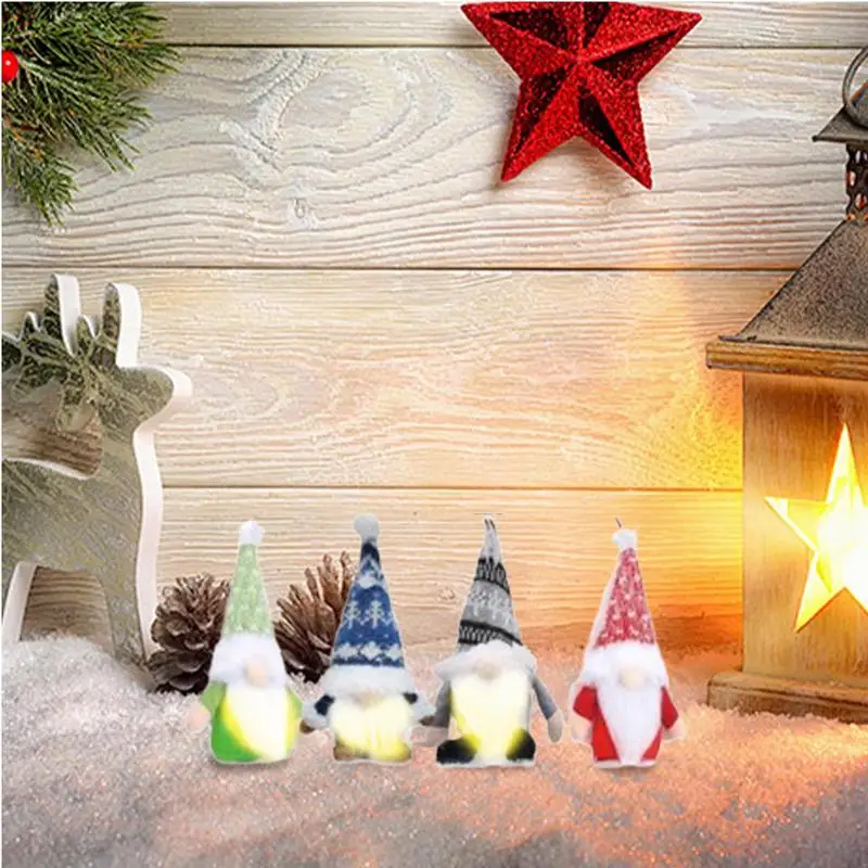 2024 Christmas Gnome Advent Calendar Super Cute Plush Dolls Countdown Calendar Exquisite Lighted Gnomes Ornaments For Home Decor