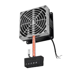 800W High Power Aluminum Cabinet Heater Dehumidifier Thermostat Anti Condensation Heating System for Electrical Enclosure 220V A