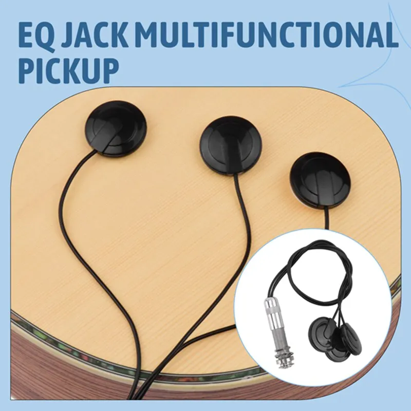 

Пьезоэлектрический звукосниматель 3X для акустической гитары, укулеле, мандолины и других инструментов