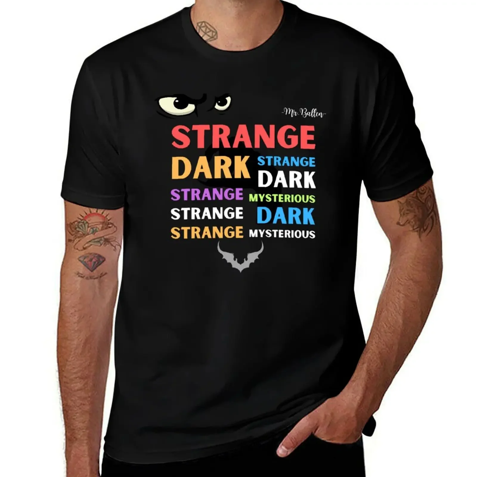 Mr. Ballen Podcast Strange, Dark, _amp_ Mysterious - Merchandise 7 T-Shirt Anime t-shirt t shirt men 100℅ cotton