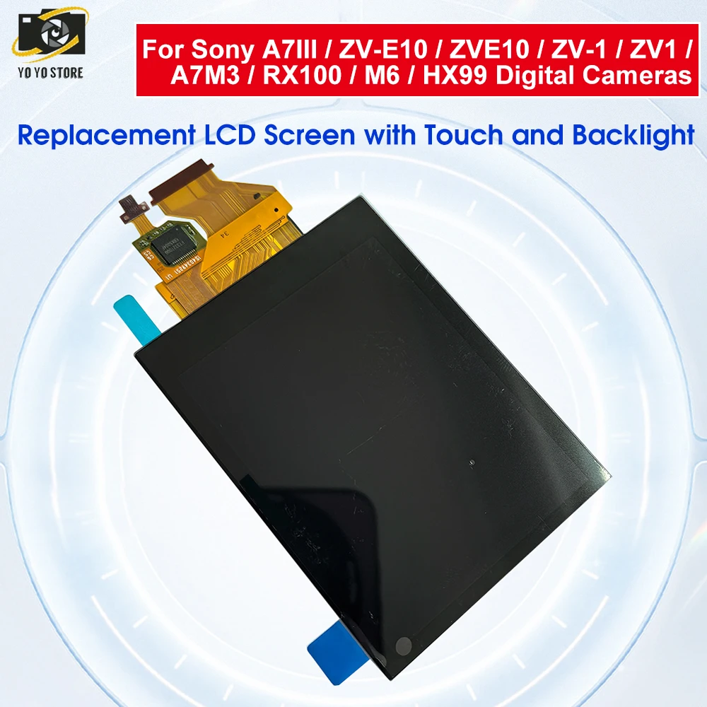 New Original LCD Screen With Touch + Backlight For Sony A7m3 A7III Digital Camera Repair Parts