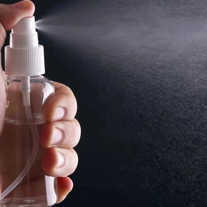 Garrafas recarregáveis garrafa de spray vazia garrafas de perfume de plástico transparente mini garrafa de spray cosmético atomizador 20/30/50 ml