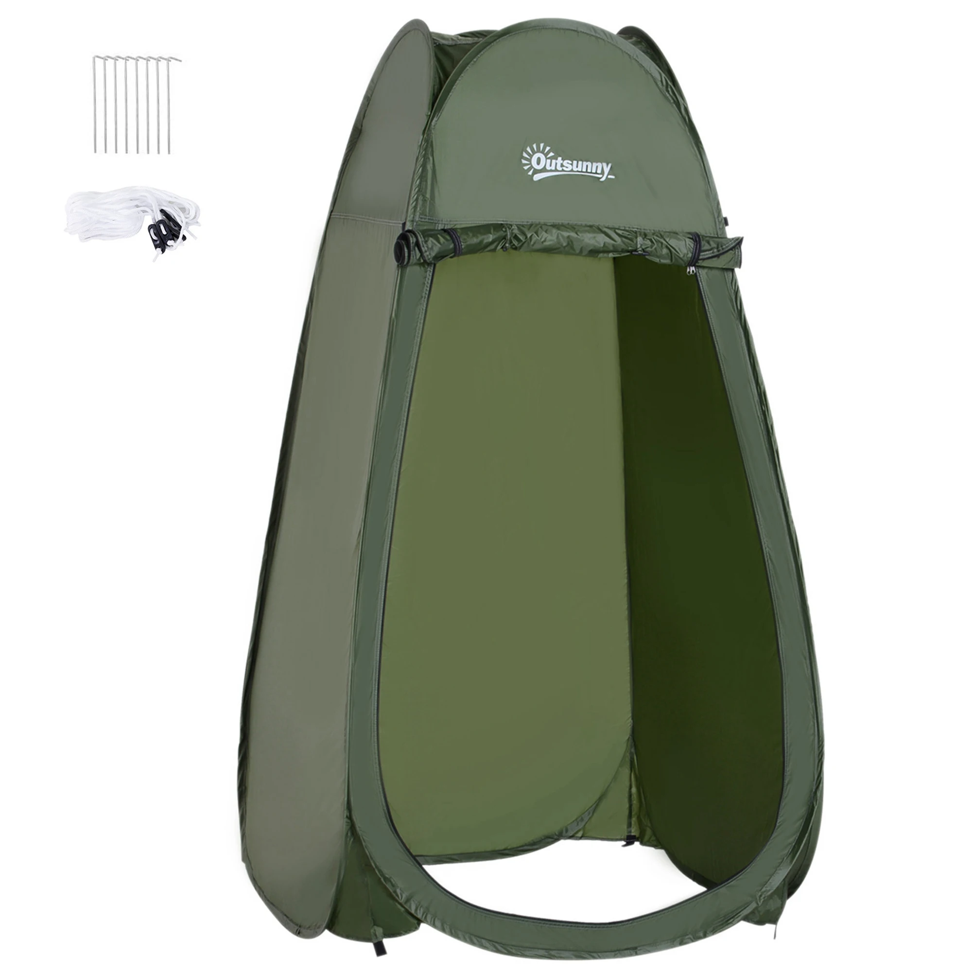 Outsunny Instant Douchetent Toilet Douchetent Draagbare Kleedkamer 100X100X185Cm