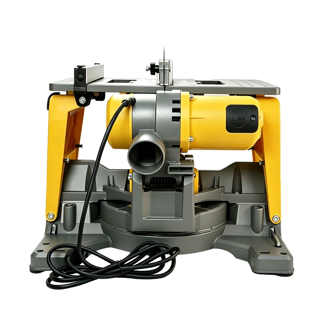 Heimerdinger 220V 255mm 2200W Dust-free Saw Table Floor Electric Saw Woodworking Decoration Miter Saw