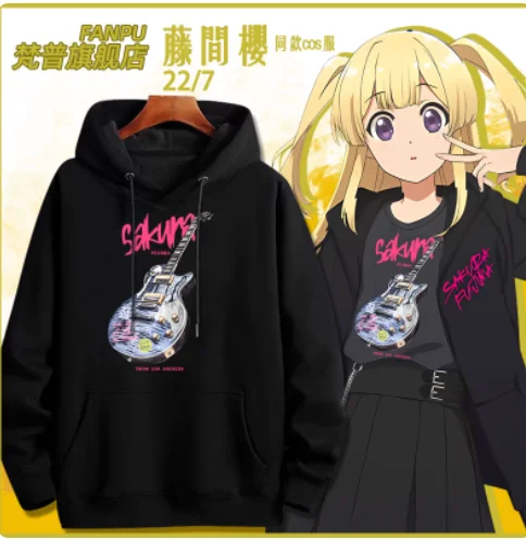 

Japanese Anime ‌Virtual YouTuber Hoodie Cosplay Autumn Winter Men Women Coat Loose Jacket Tops Gifts FP