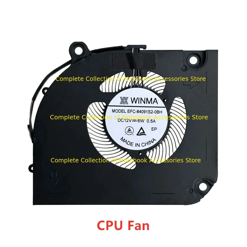 .. Nuevo ventilador de refrigeración Original para CPU de ordenador portátil GPU para Clevo X370 Hasee GX10 R9 colorido X17 pro Max 12V.