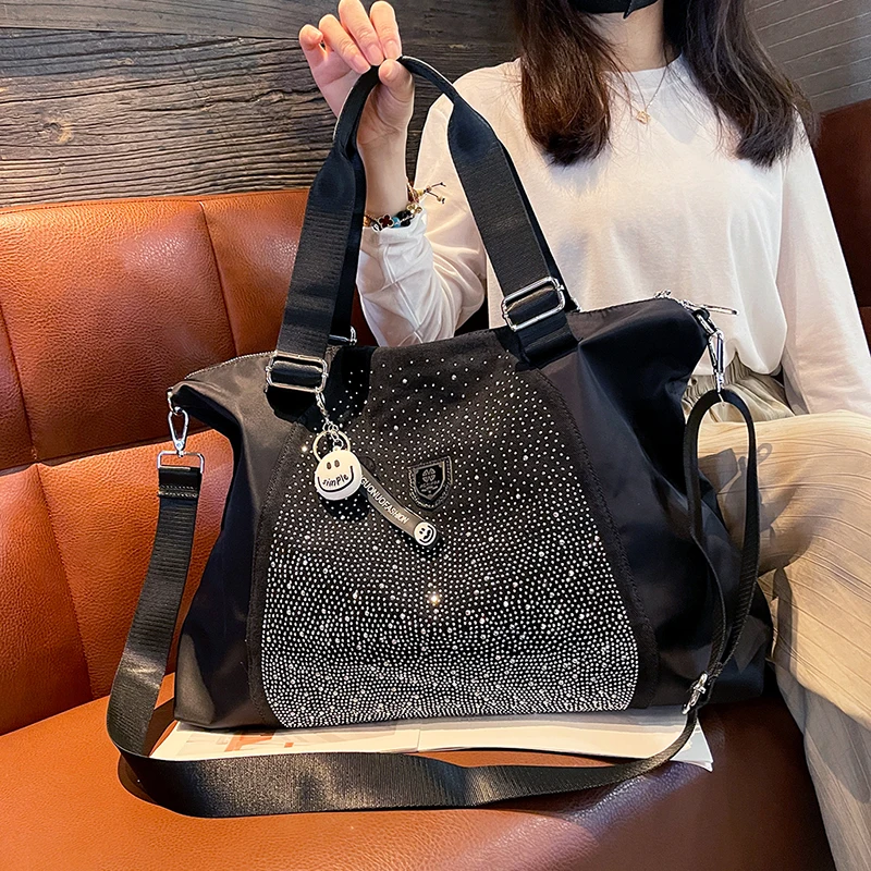 

Large Capacity Tote Bag 2025 New Waterproof Purses and Handbags Oxford Bolso Mujer Casual Messenger Travel Bag