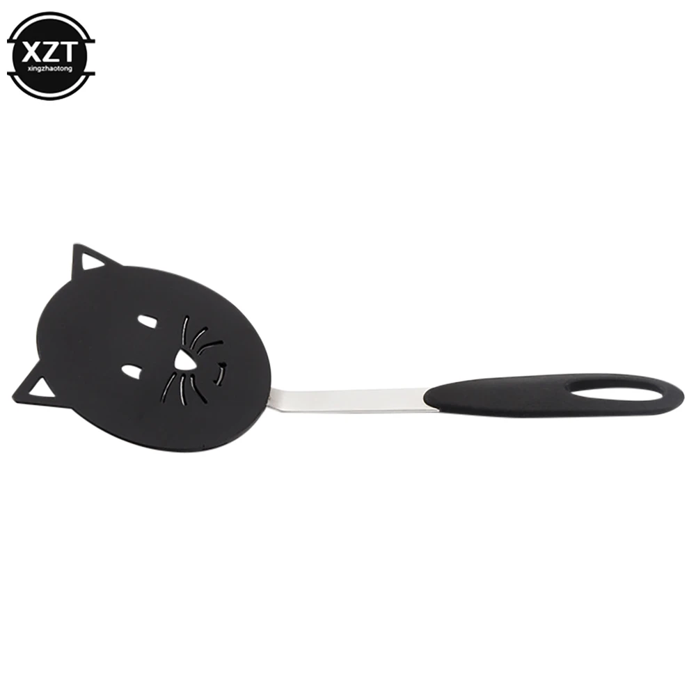 Cartoon Nylon Cat Frying Spatula Non Stick Omelette Shovel Fried Fish Turner Pancake Flipper Cooking Tools Kitchen Gadget Set