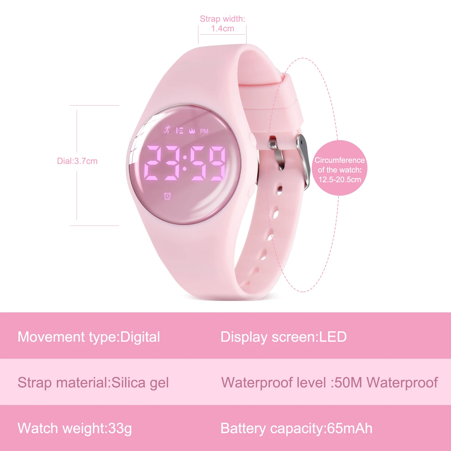 Fitness Tracker Watch for Boys Girls Digital Sport Watch for Kids with Pedometer