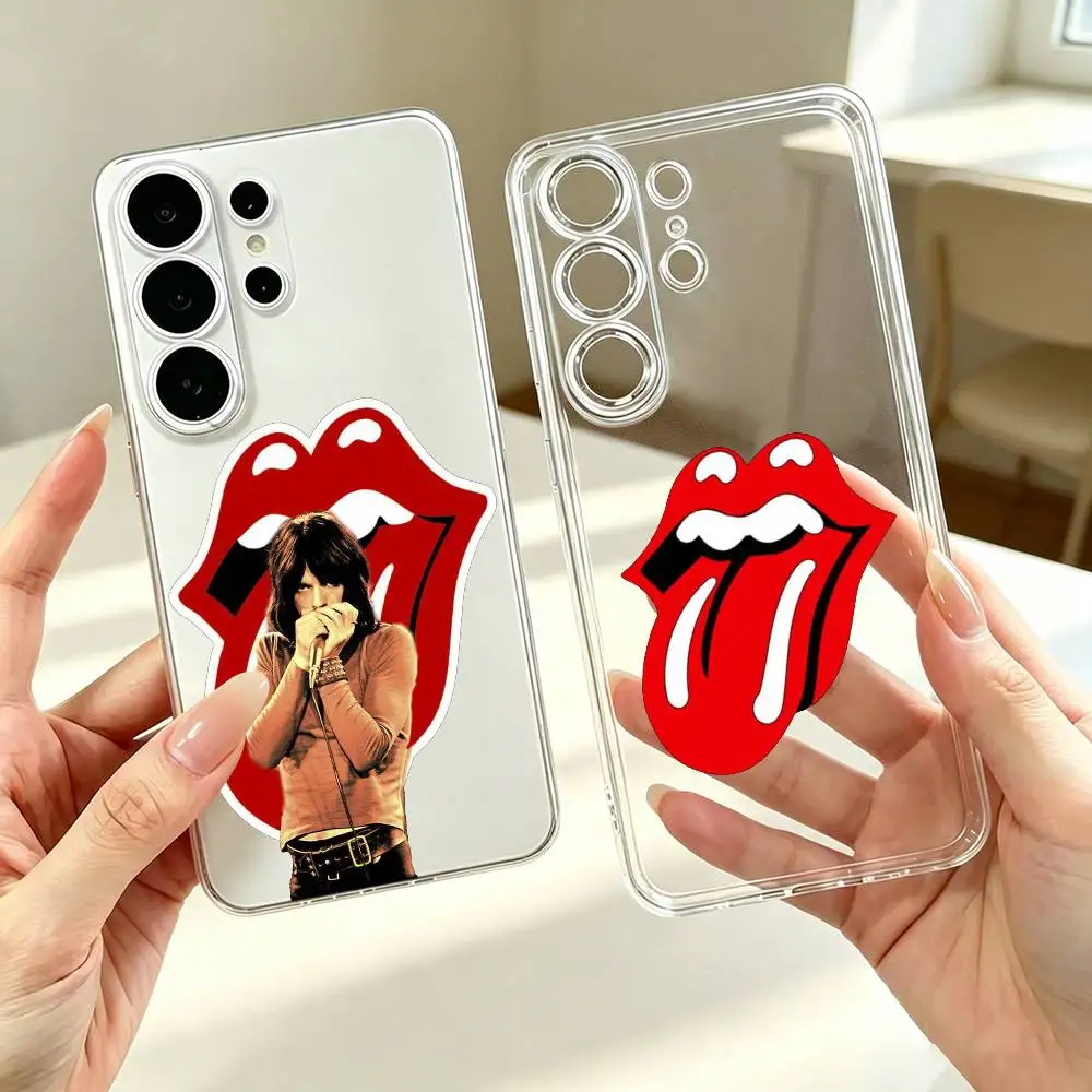 The Rolling Stones-S  Phone Case For Samsung S25,S24,S21,S22,S23,S30,Ultra,S20,Plus,Fe Transparent Cover Gift