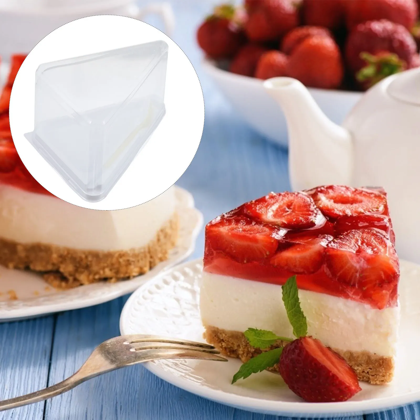 

10Sets Cake Packaging Box Strong Seal Prevents Damage during Delivery Ensures Freshness Widely Used in Catering Family Outings