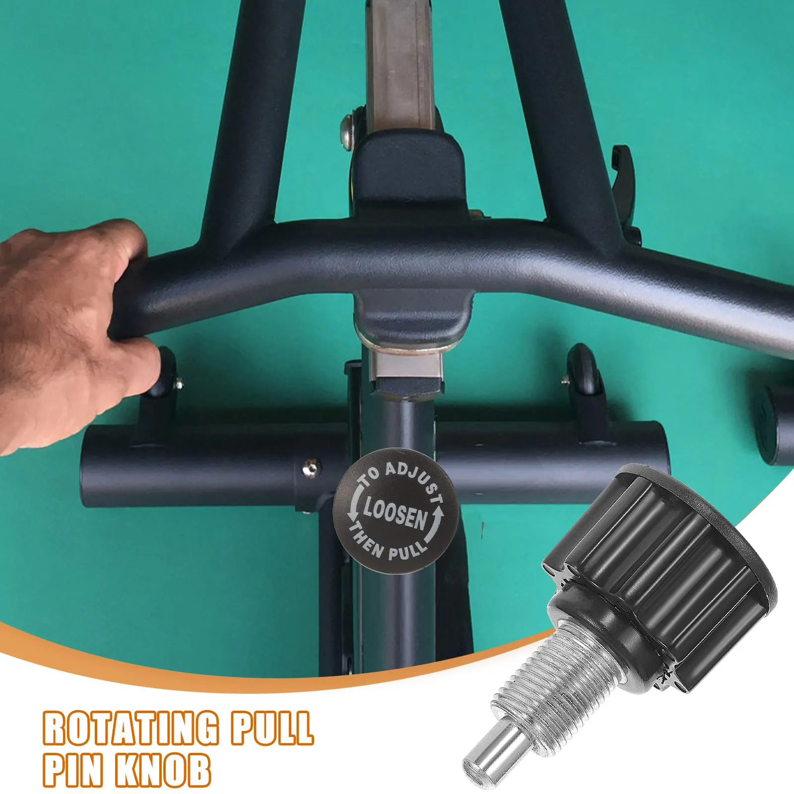 

Rotating Pull Pin Knob Exercise Bike Replacement Part Plastic Screw Adjustable Fitness Equipment Accessory Gymnastics Bar