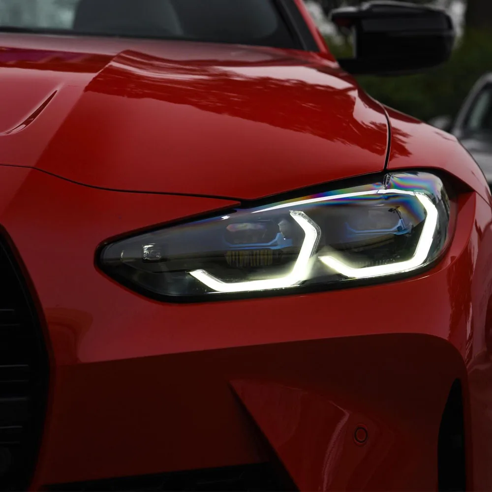 

Белые чипы DRL для BMW M3, M4, G22, G23, G26, G80, G82, версия для ЕС и США, 2021-2024, лазерная фара для дневного света, Детские модули