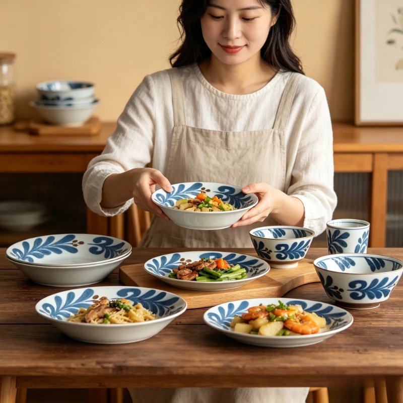 

Креативная современная минималистичная круглая неглубокая зеленая тарелка для овощей, изысканные керамические обеденные тарелки для дома и отеля