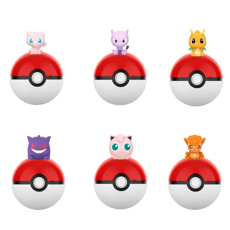 

Pokemon Anime Poke Ball Mini Figures Mewtwo Gengar Dragonite Cute Model Toy Decorative Ornaments Funism Official Birthday Gift