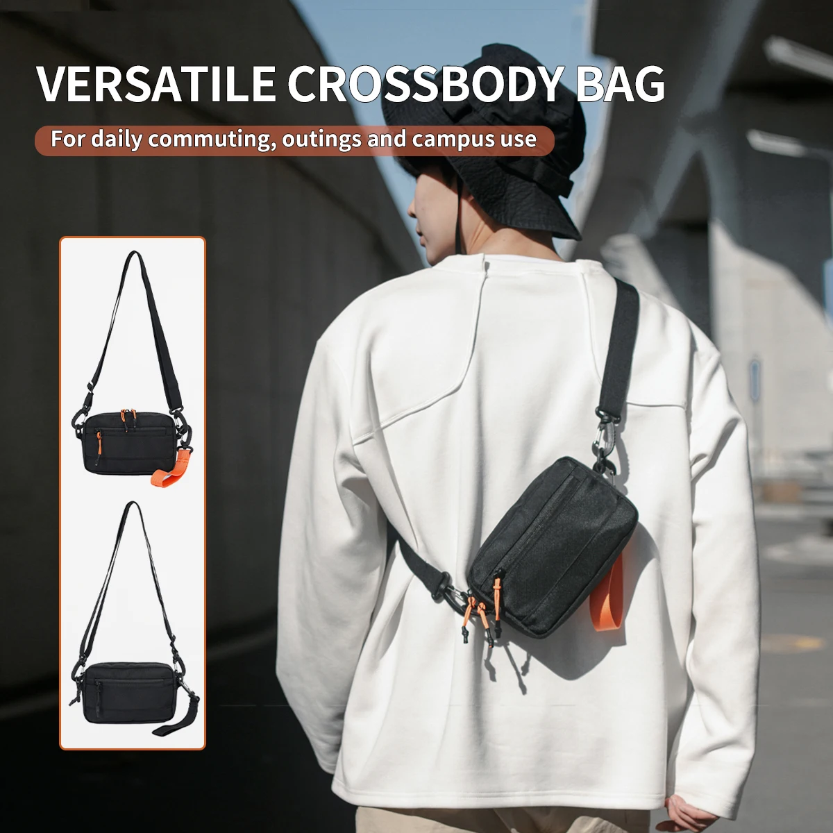 Crossbody Bag, Waist Bag, Men's Mini Mobile Phone Casual Shoulder Bag, Backpack, Small Bag, Lightweight Single Shoulder Crossbody Bag, Sports Small Bag, Student Bag