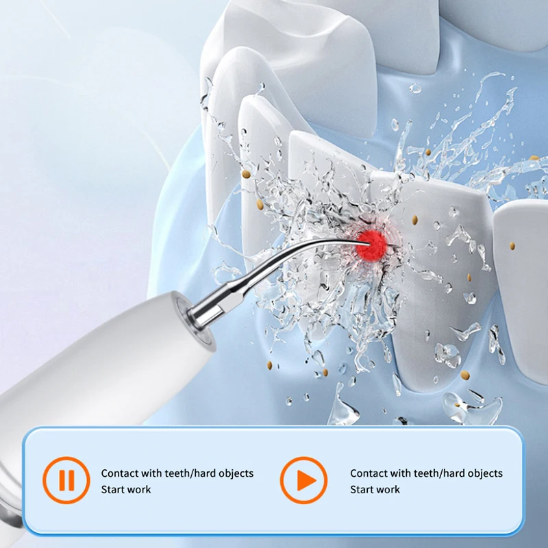 

Portable Ultrasonic Dental Scaler Five Modes Of High Frequency Oral Irrigator Cleaning Dental Plaque Cleaner Tartar Remover.