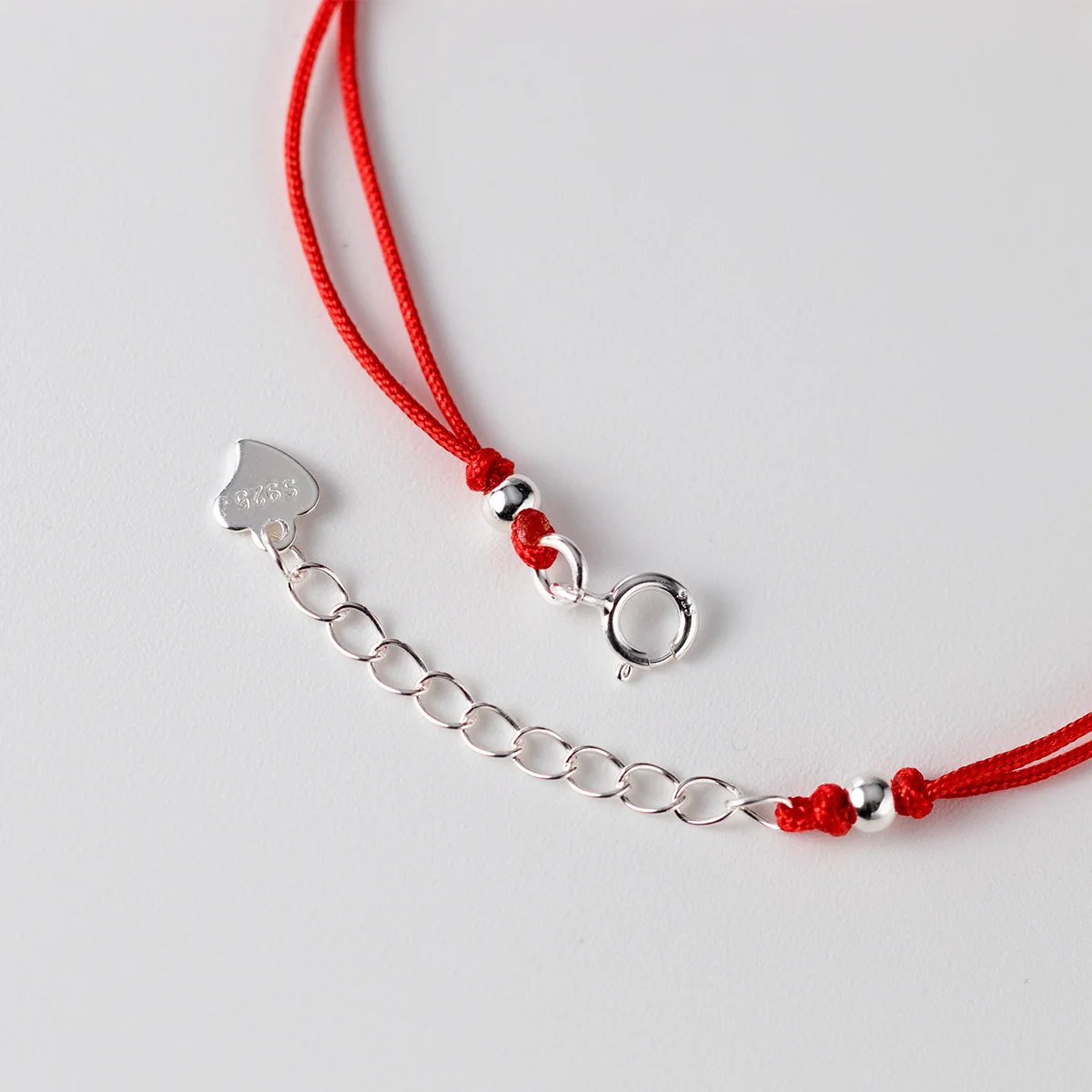 La Monada Red Thread For Hand 925 Sterling Silver Bracelets Women String Silver 925 Women Bracelet Cute Butterfly