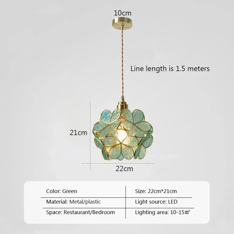 QINGYUNKE Nordische führte moderne handgemachte Blume gebeizt Kronleuchter Eisen Kunst Pendel leuchte für Schlafzimmer Wohnzimmer Esstisch Hotel Lampe 4