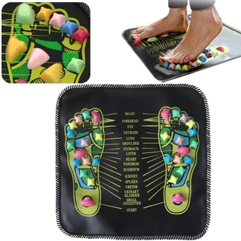 Foot Massage Mat Acupressure Relax Massage Pad Trigger Point Heath Therapy Relax Pain Stress Relief Reflexology Walk Stone Road 1