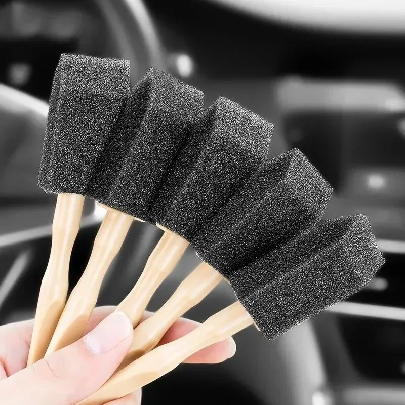 30/1Pcs Car Air Outlet Sponge Cleaning Brush Interior Detailing Dust Removal Brushes Conditioner Grille Cleaner Brush Auto Tools