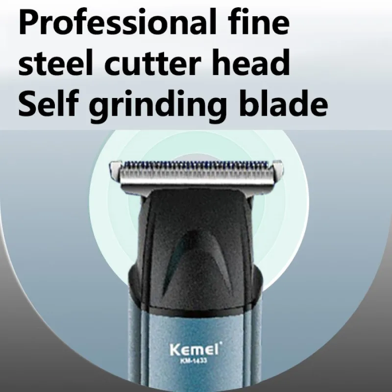 Kemei 3 In 1 Powerful Electric Shaver Facial Body Hair Trimmer Beard Shaving Machine Razor Nose Ear Hair Trimmer for Men KM-1433