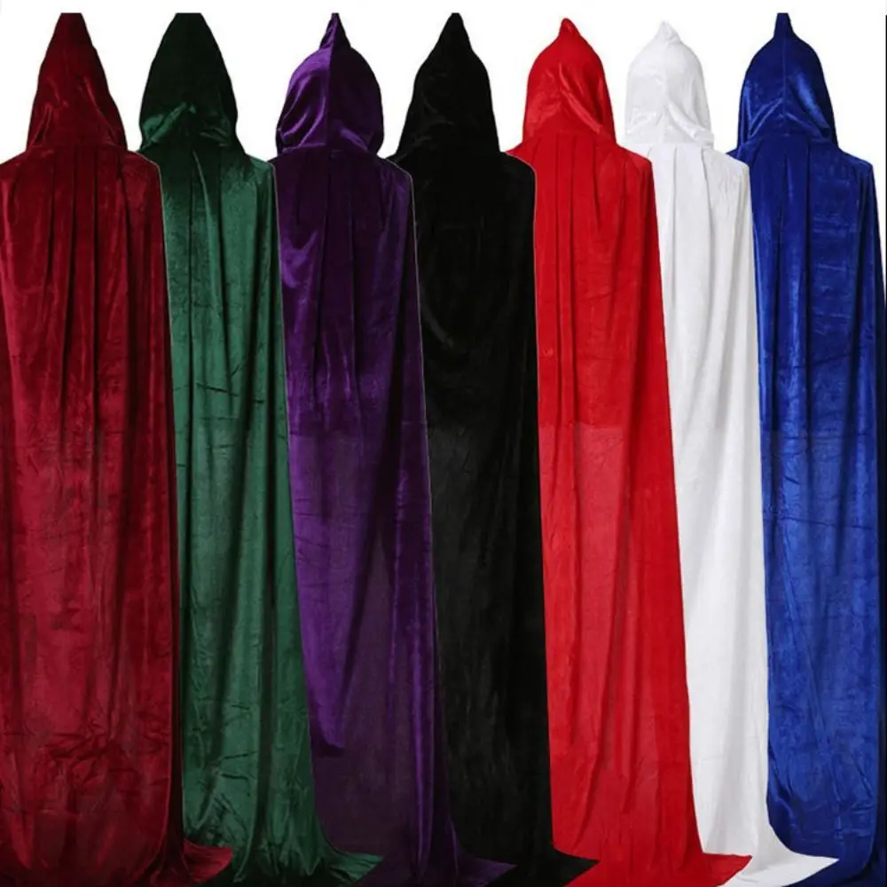 New Cloth Halloween Capes Black Washable Robe Devil Demon Dress Up Props Halloween Party