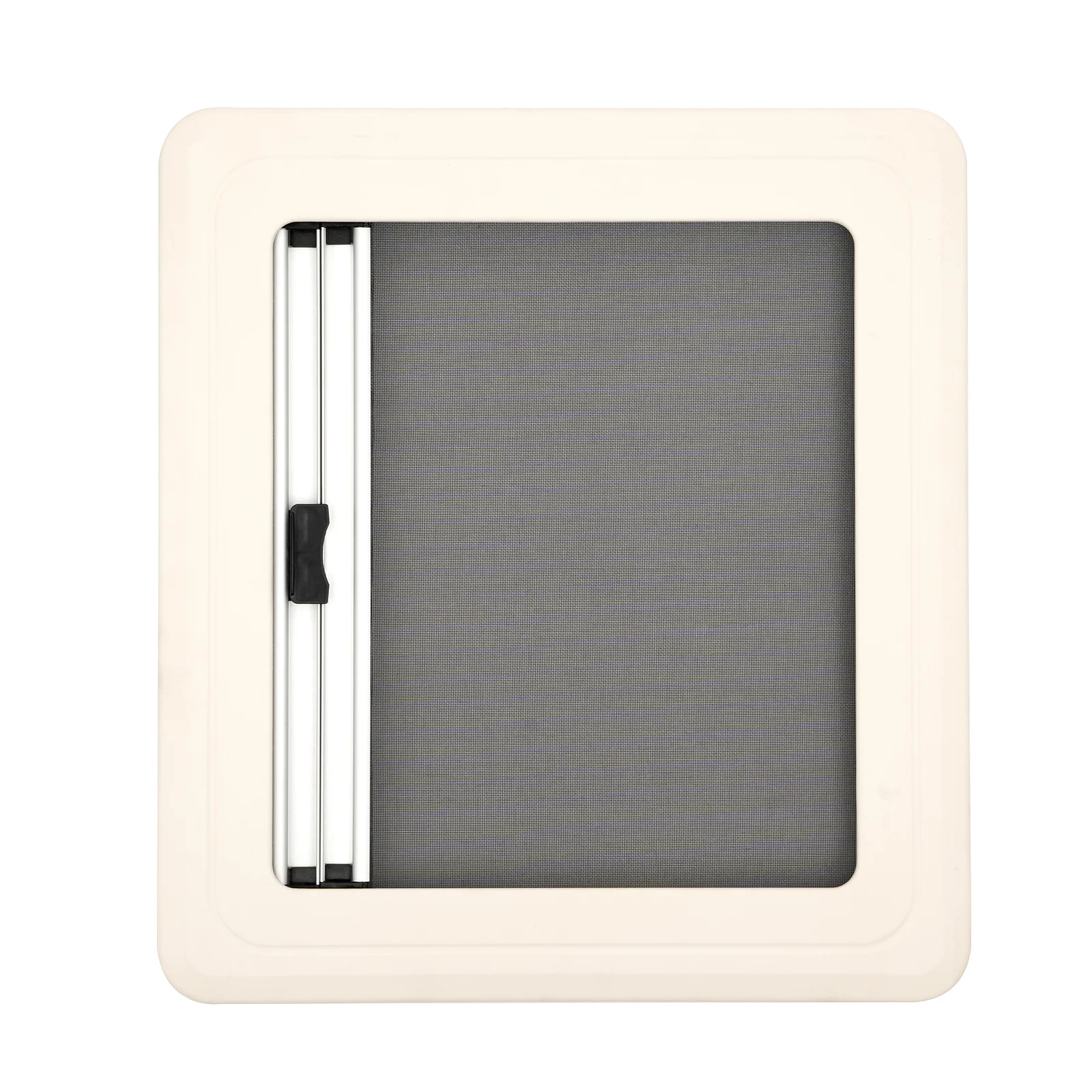 Janela de saída rv, fácil de operar, 450*500mm, articulada, push out para campista, caravana, resistente às intempéries, ventilação extrudada, à prova de insetos